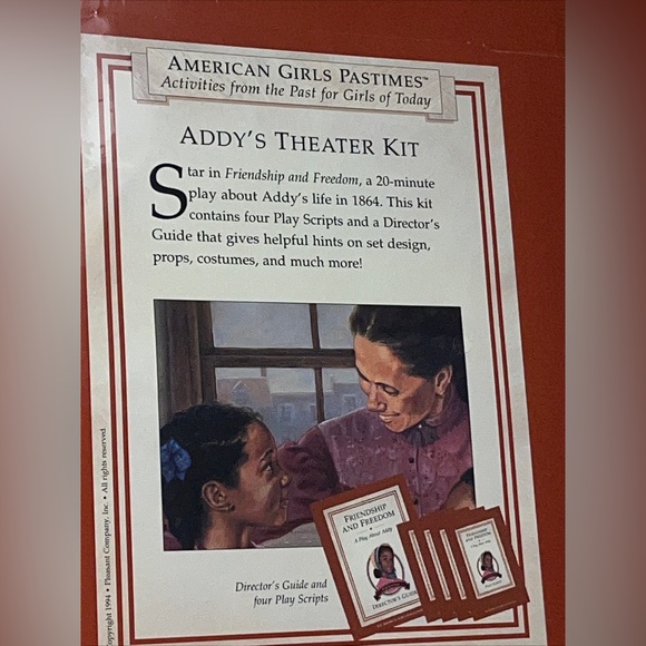NEW Addy's Theater Kit: A Play about Addy for You and Your Friends to Perform !! - Picture 4 of 9